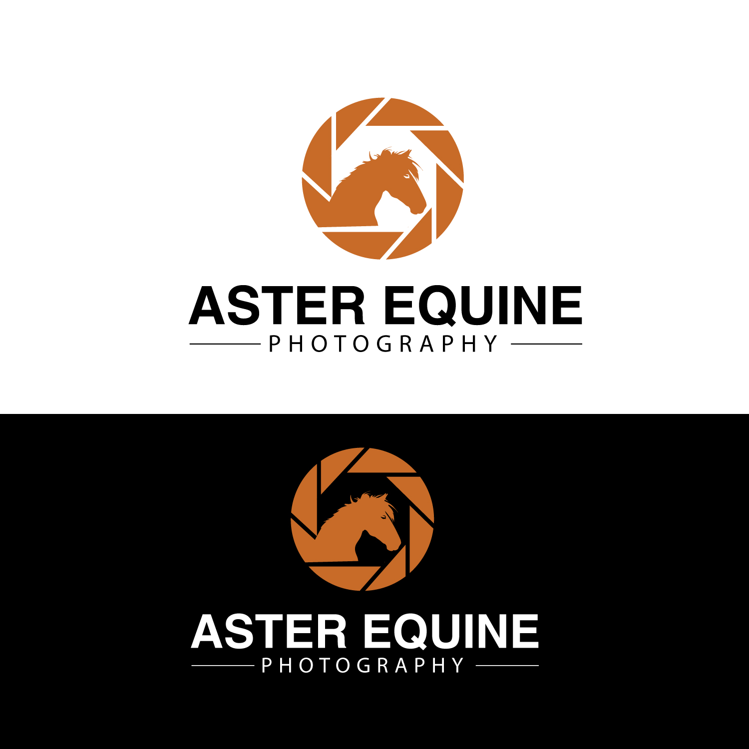 Logo Design by GODDREAMCREATION for Aster Equine Photography | Design #25817735