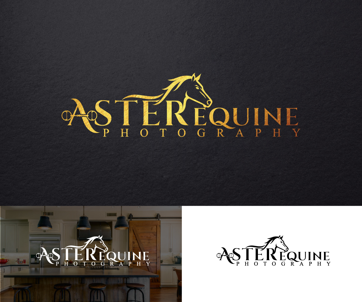 Logo Design by step forward 2 for Aster Equine Photography | Design #25814151