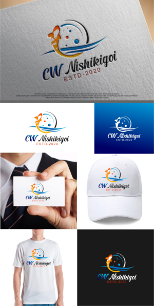 Logo Design by fly  design for CW Nishikigoi | Design: #25828063