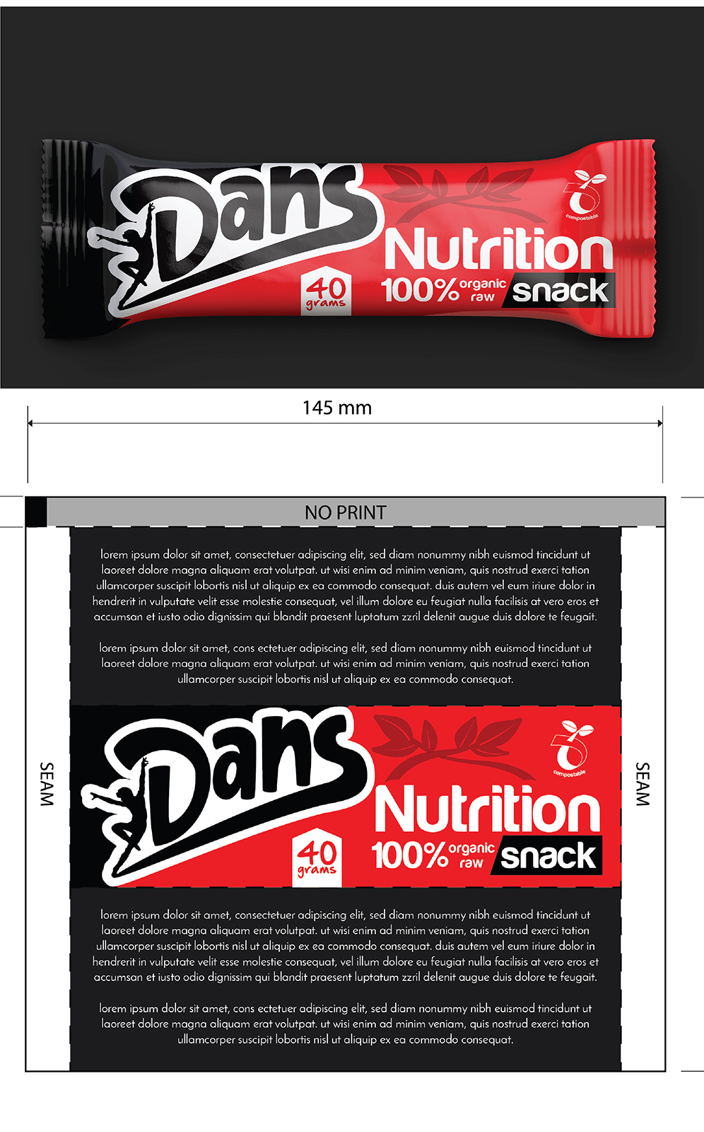 Packaging Design by Deziners Zone for danshans | Design #25822981