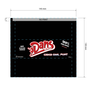 wrapper design ORGANIC ENERGY BAR 40 grams WITH EXISTING LOGO