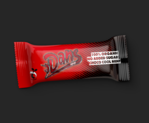 wrapper design ORGANIC ENERGY BAR 40 grams WITH EXISTING LOGO | Diseño de Empaque por lookedaeng
