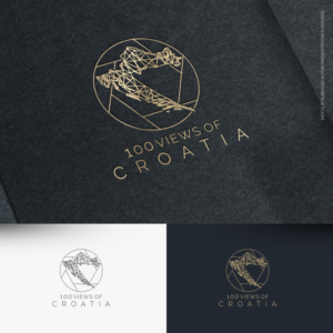 One Hundred Views of Croatia | Logo Design by rafaeldsgn