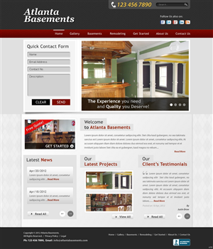 WordPress-Design von pb für dieses Projekt | Design: #738835