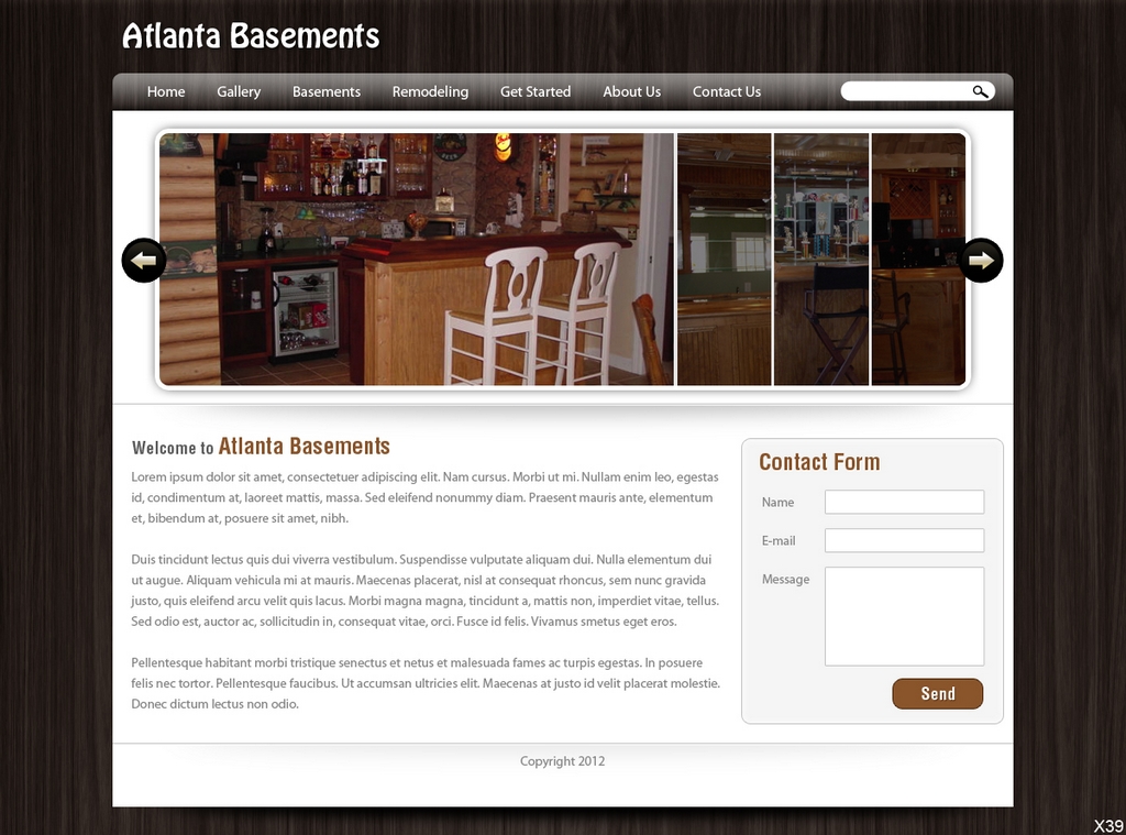 Wordpress Design by pb for this project | Design #738836