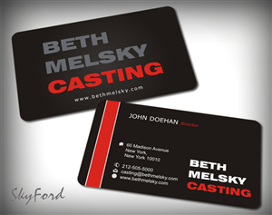 Business Card Design by SKYdesign for this project | Design: #731627