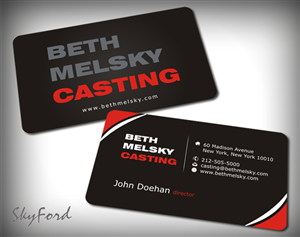 Business Card Design by SKYdesign for this project | Design: #731629