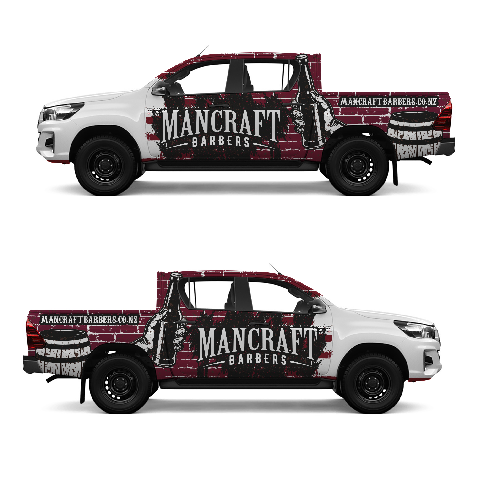 Car Wrap Design by haru_ichiban for Cremebrulee Hair & Beauty | Design #25882435