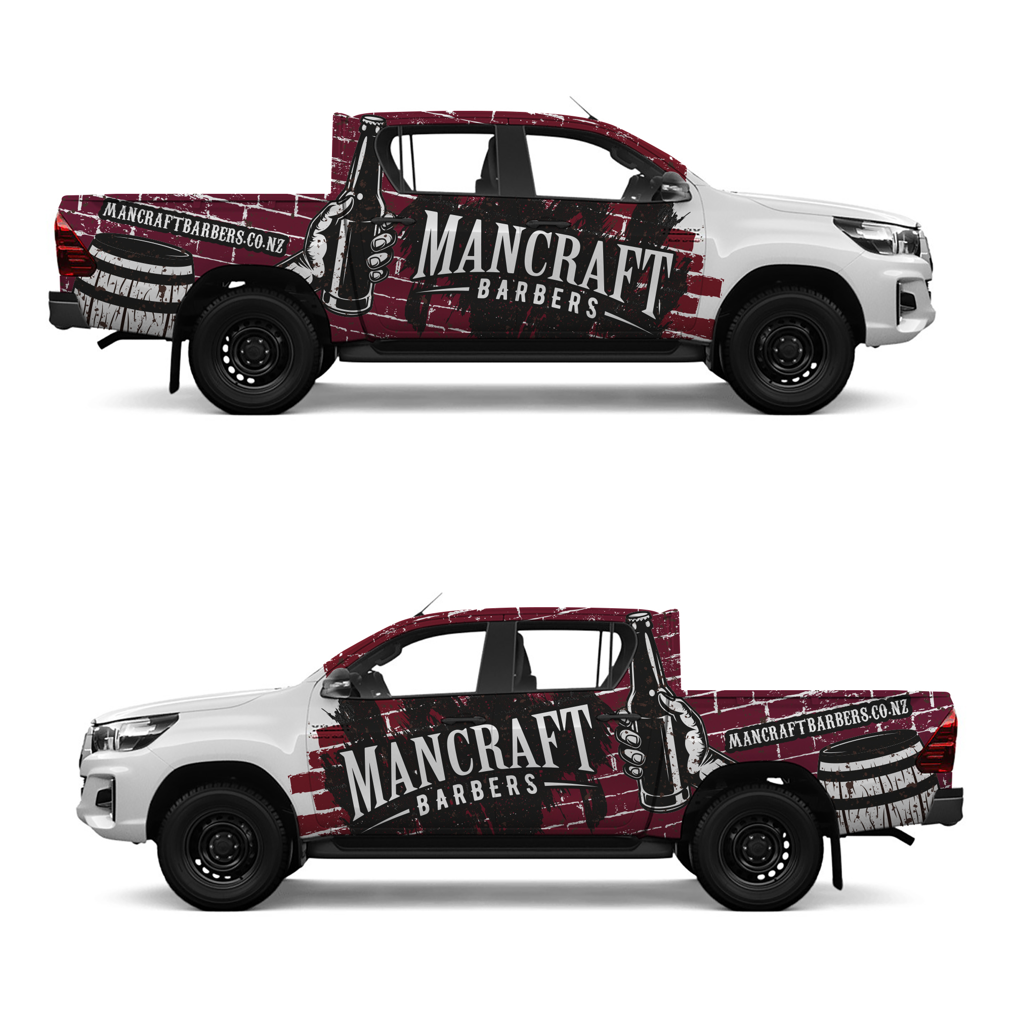 Car Wrap Design by haru_ichiban for Cremebrulee Hair & Beauty | Design #25882868