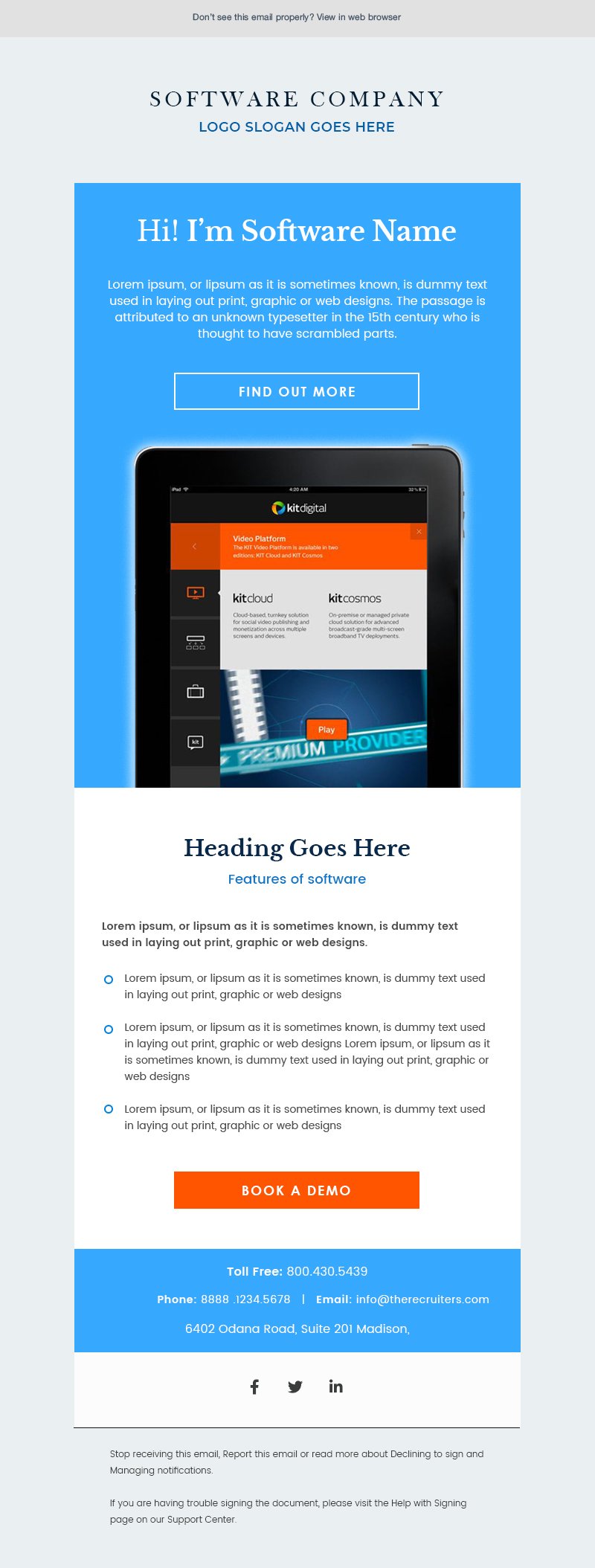 Email Marketing Design by Expert Designer for Reach Marketing Solutions | Design #25829369
