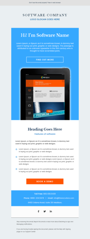 Email Marketing Design by Expert Designer for Reach Marketing Solutions | Design: #25829369
