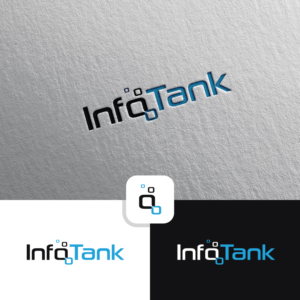 InfoTank (Maybe putting the word Info above the word Tank so the I and the T standout.) | Logo Design by Rii