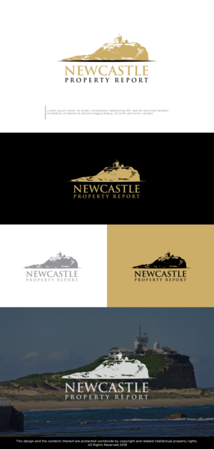 Newcastle Property Report | Logo Design by Kim Ji