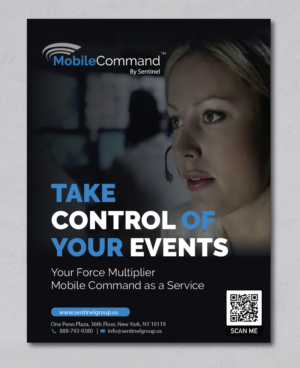 Full page ad for Security Services  | Graphic Design by alex989