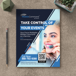 Full page ad for Security Services  | Graphic Design by aspiremedia