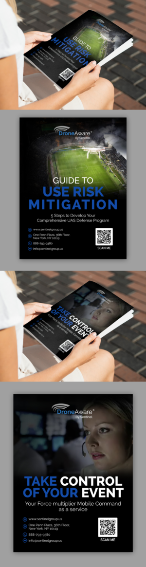 Full page ad for Security Services  | Graphic Design by logoQ