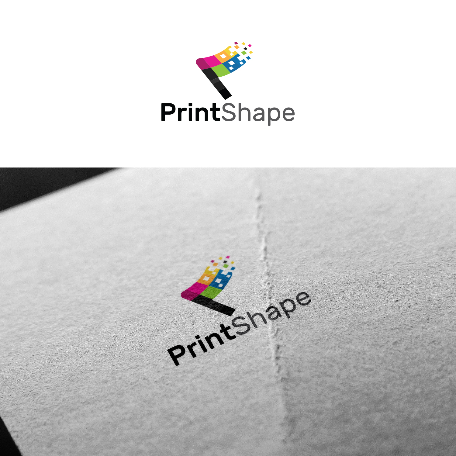 Logo Design by Maxo-Biz for Printshape | Design #25828531
