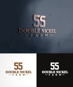 Double Nickel Farm 55 | Diseño de Logo por Taya Bright