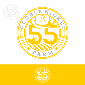 Double Nickel Farm 55 | Logo Design by adjeiiBlack