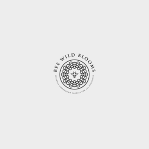 Bee Wild Blooms seasonal homegrown florals for all occasions | Logo-Design von Grapi