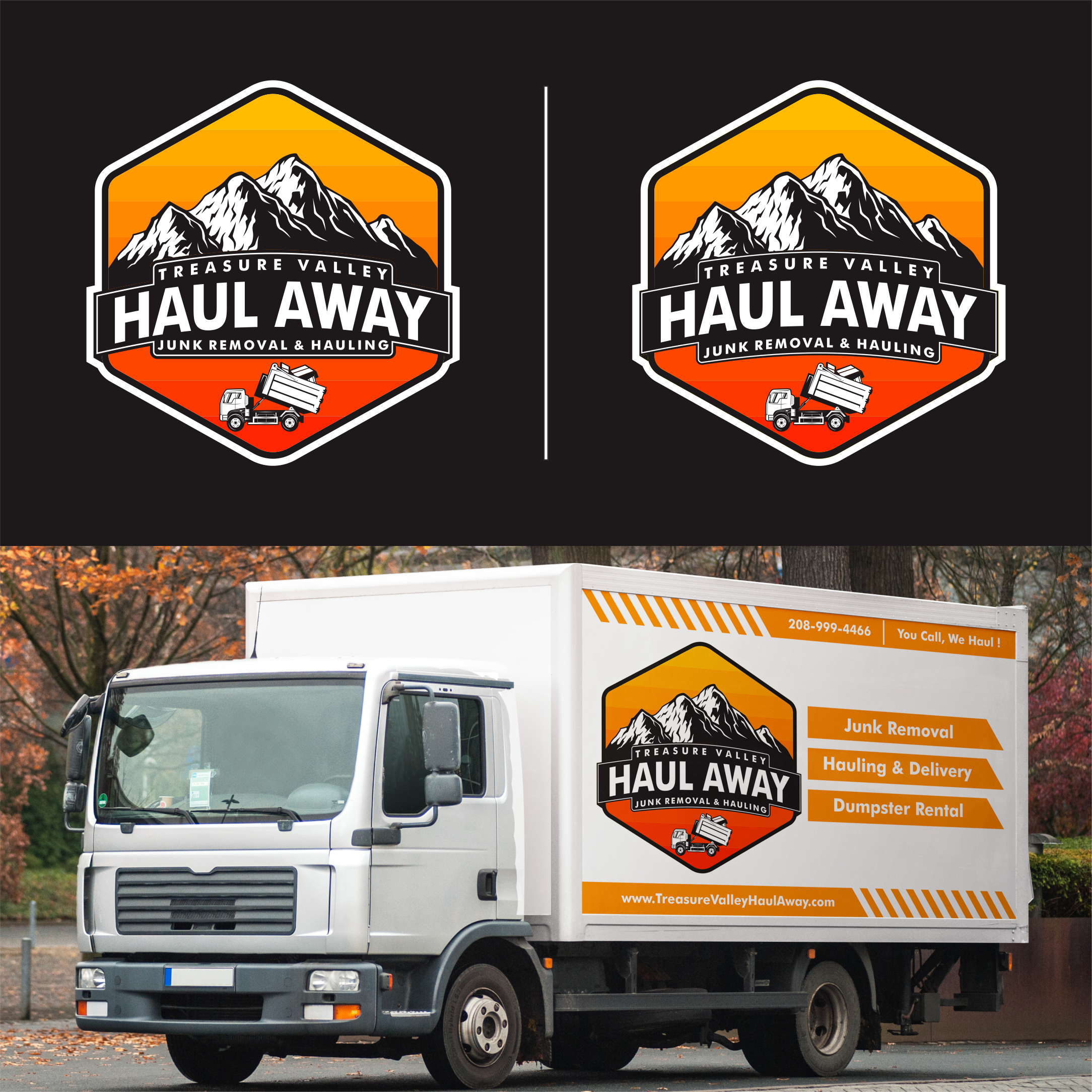 Diseño de Logo por Nembelas Studio para Treasure Valley HAUL AWAY | Diseño #25844967