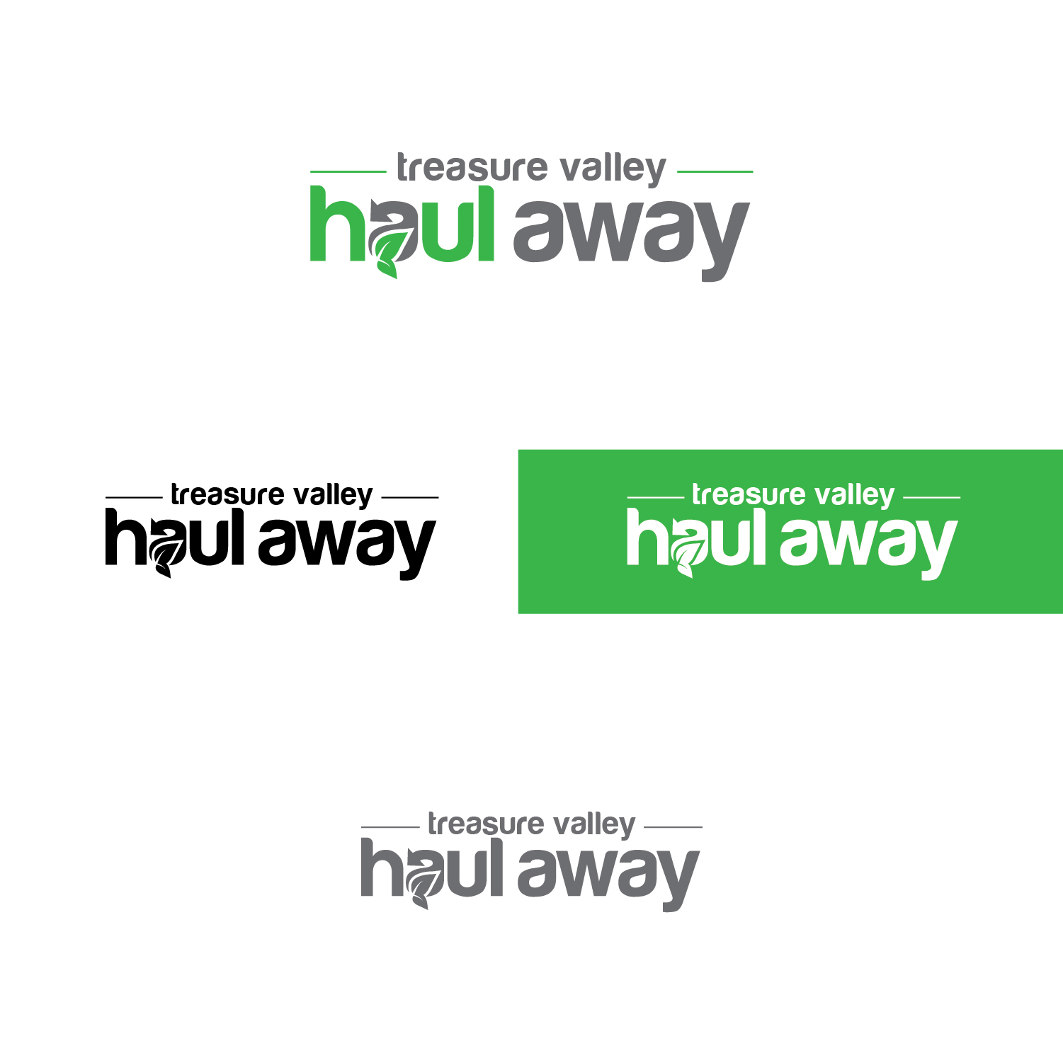 Logo Design by Maxo-Biz for Treasure Valley HAUL AWAY | Design #25828843