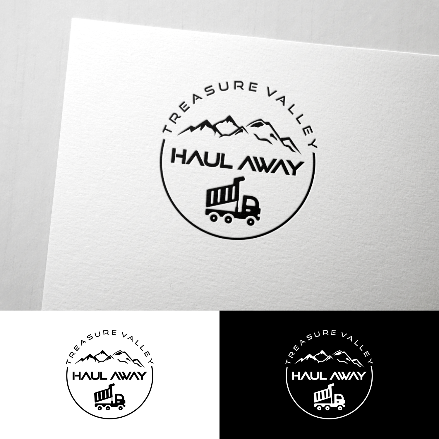 Logo Design by dobleh_creative for Treasure Valley HAUL AWAY | Design #25829056