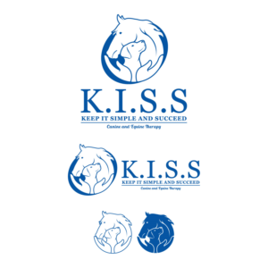Keep it Simple and Succeed (K.I.S.S) Canine and Equine Therapy | Logo Design by RAMBUTAN