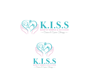 Keep it Simple and Succeed (K.I.S.S) Canine and Equine Therapy | Logo Design by anico