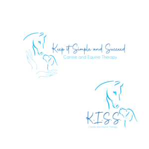 Keep it Simple and Succeed (K.I.S.S) Canine and Equine Therapy | Logo Design by Samantha Ward Design