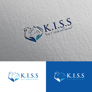 Keep it Simple and Succeed (K.I.S.S) Canine and Equine Therapy | Logo Design by Rii