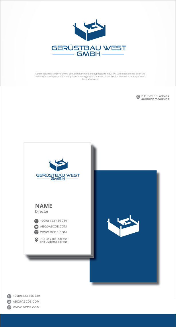Logo-Design von graphicevolution für Riedl Bauservice GmbH | Design #25829275