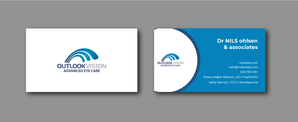 Business Card Design by abdul 84 for Outlook Vision | Design #25831732