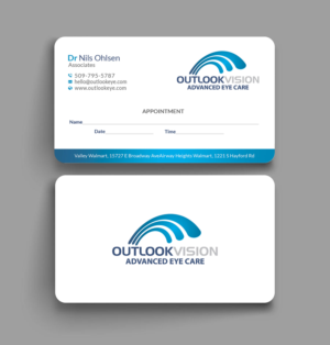 Business Card Design by MD SHORIF UDDIN for Outlook Vision | Design: #25836158