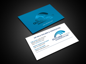 Business Card Design by Creations Box 2015 for Outlook Vision | Design #25839953