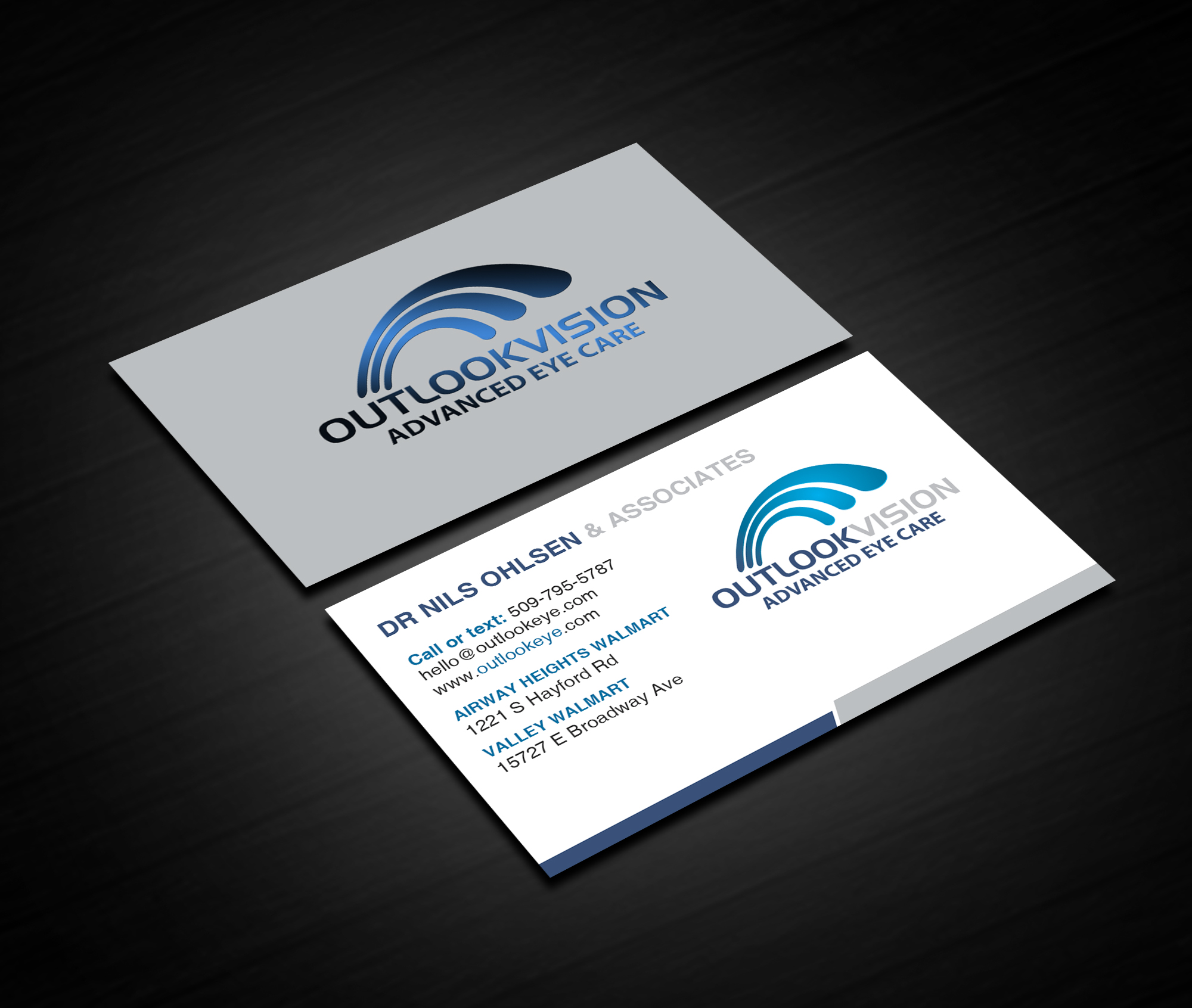 Business Card Design by Creations Box 2015 for Outlook Vision | Design #25839960