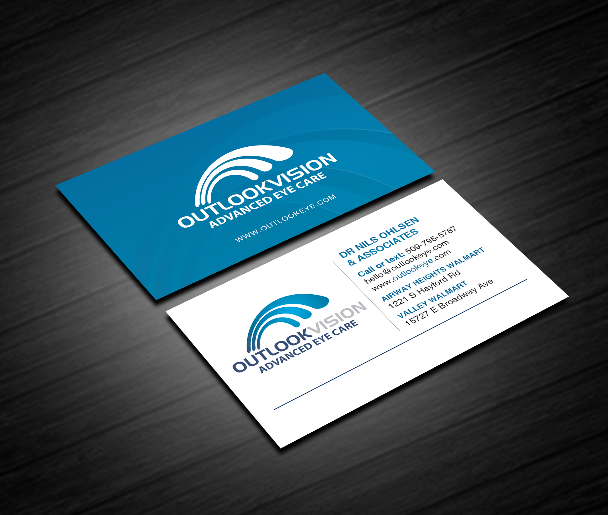 Design de Carte de Visite par Creations Box 2015 pour Outlook Vision | Design #25839968