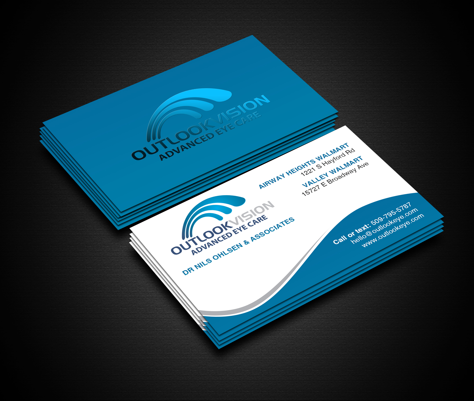 Design de Carte de Visite par Creations Box 2015 pour Outlook Vision | Design #25839969