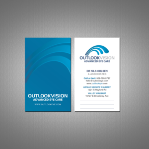 Diseño de Tarjeta de Presentación por Creations Box 2015 para Outlook Vision | Diseño: #25839972