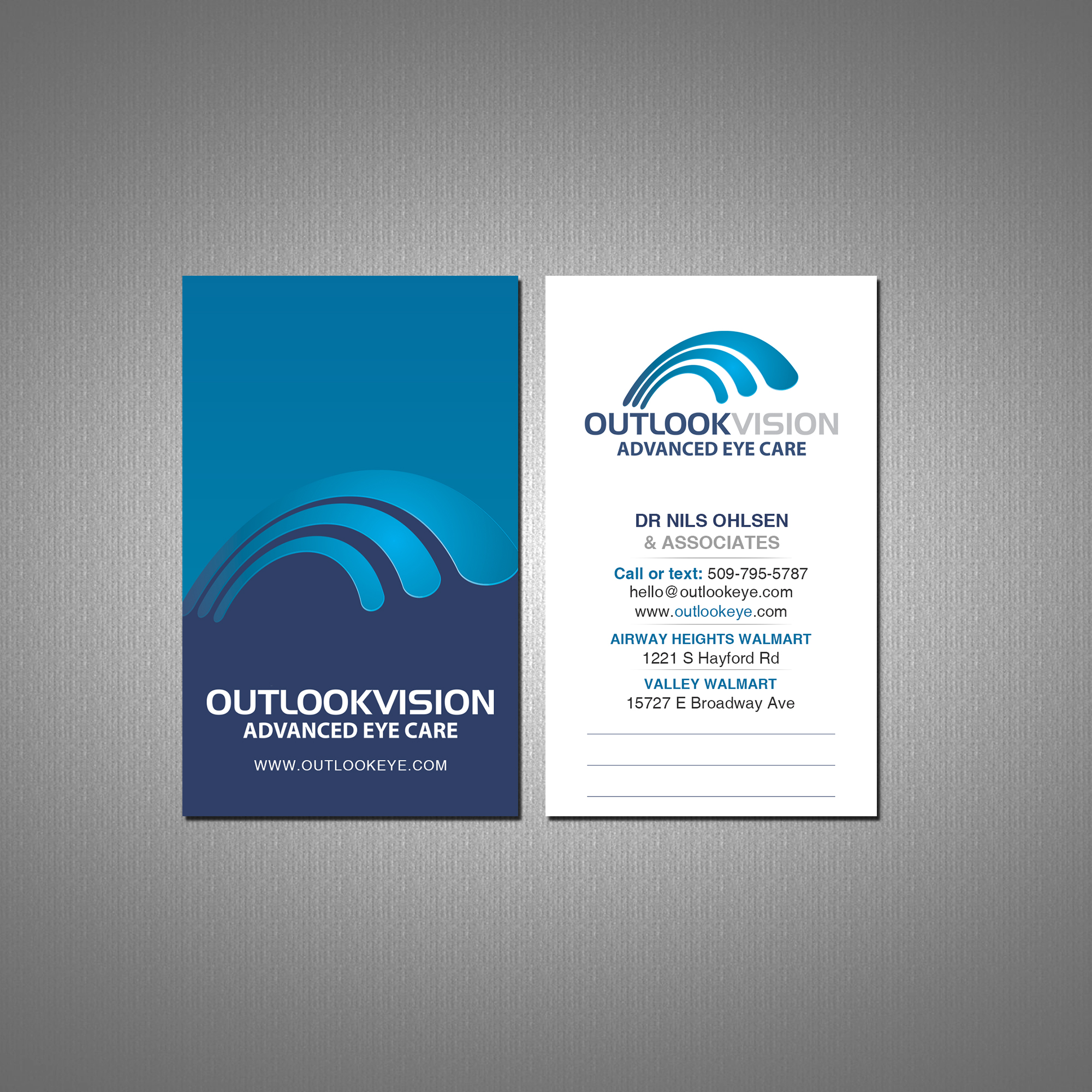 Visitenkarten-Design von Creations Box 2015 für Outlook Vision | Design #25839973