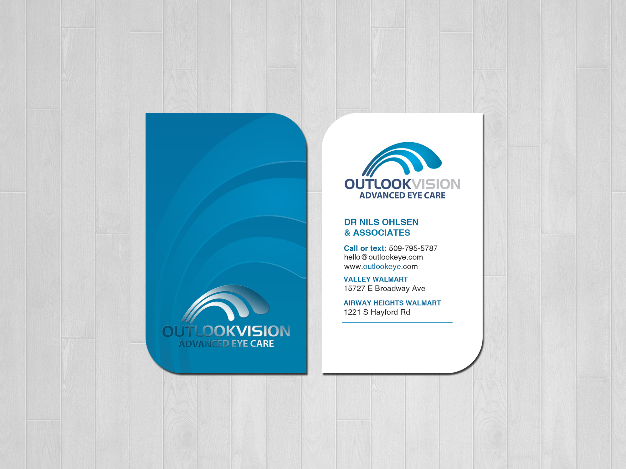 Business Card Design by Creations Box 2015 for Outlook Vision | Design #25839990