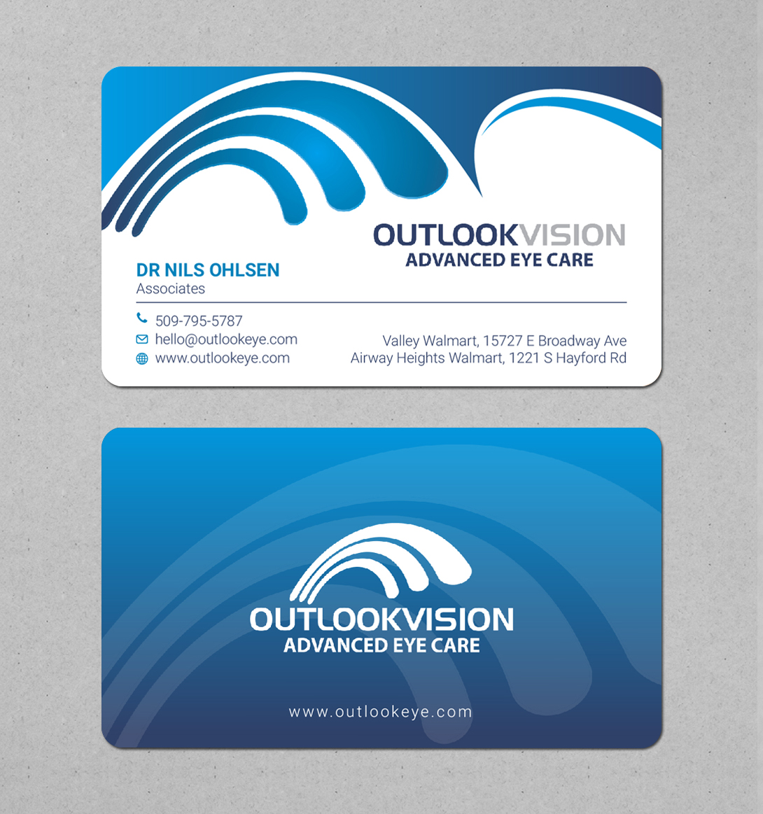 Design de Carte de Visite par LAXMI DESIGNHUB pour Outlook Vision | Design #25832694