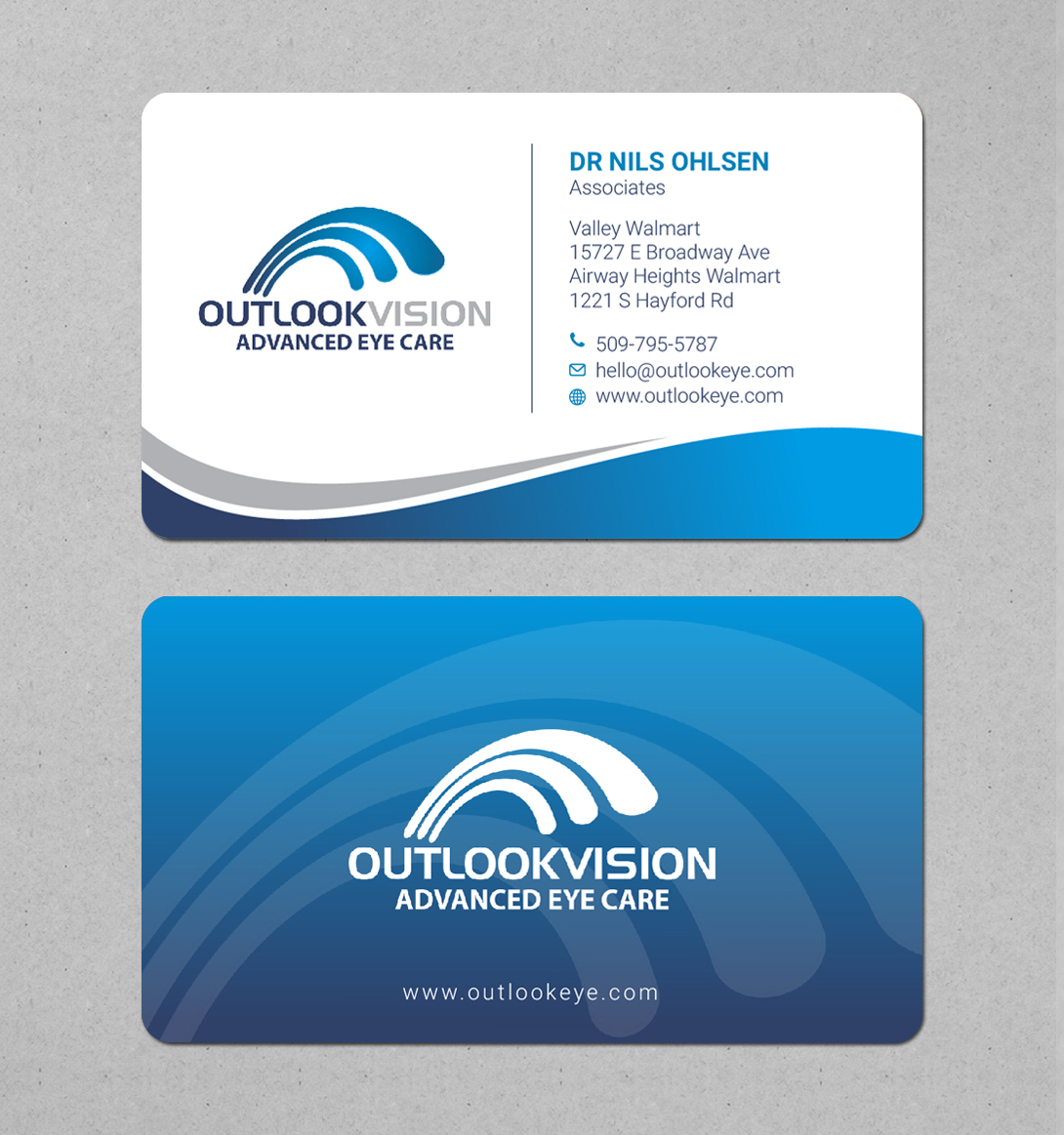 Design de Carte de Visite par LAXMI DESIGNHUB pour Outlook Vision | Design #25832695