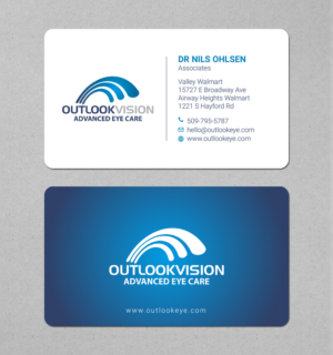 Design de Carte de Visite par LAXMI DESIGNHUB pour Outlook Vision | Design : #25832697