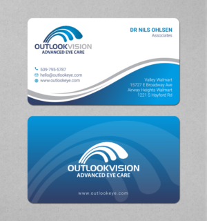 Design de Carte de Visite par LAXMI DESIGNHUB pour Outlook Vision | Design : #25832701