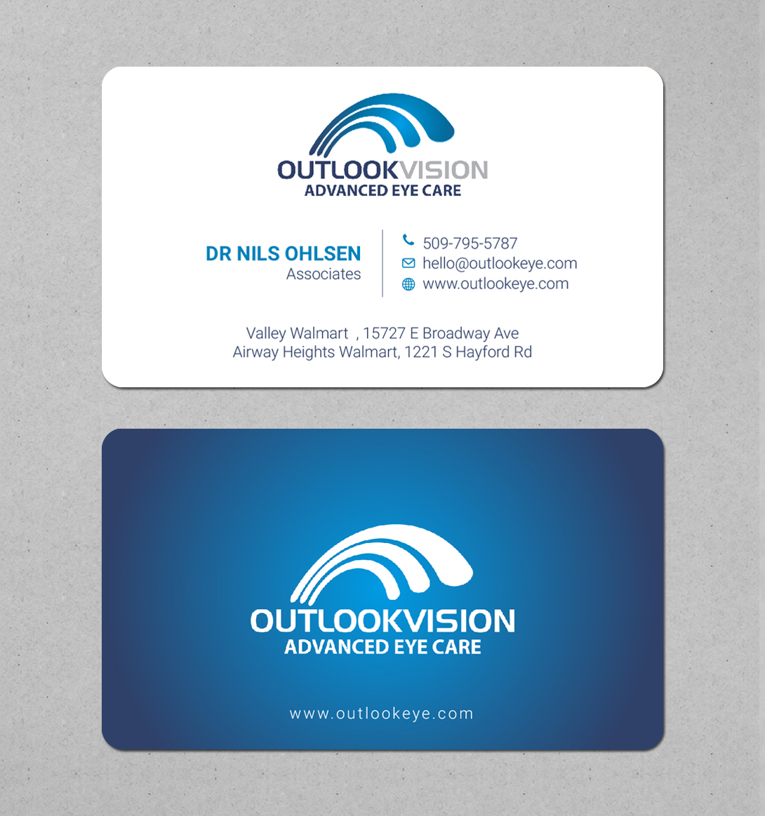 Design de Carte de Visite par LAXMI DESIGNHUB pour Outlook Vision | Design #25832702