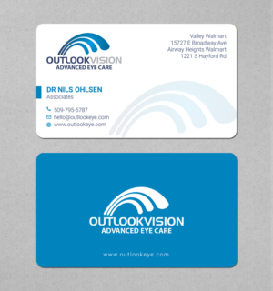 Design de Carte de Visite par LAXMI DESIGNHUB pour Outlook Vision | Design : #25832703