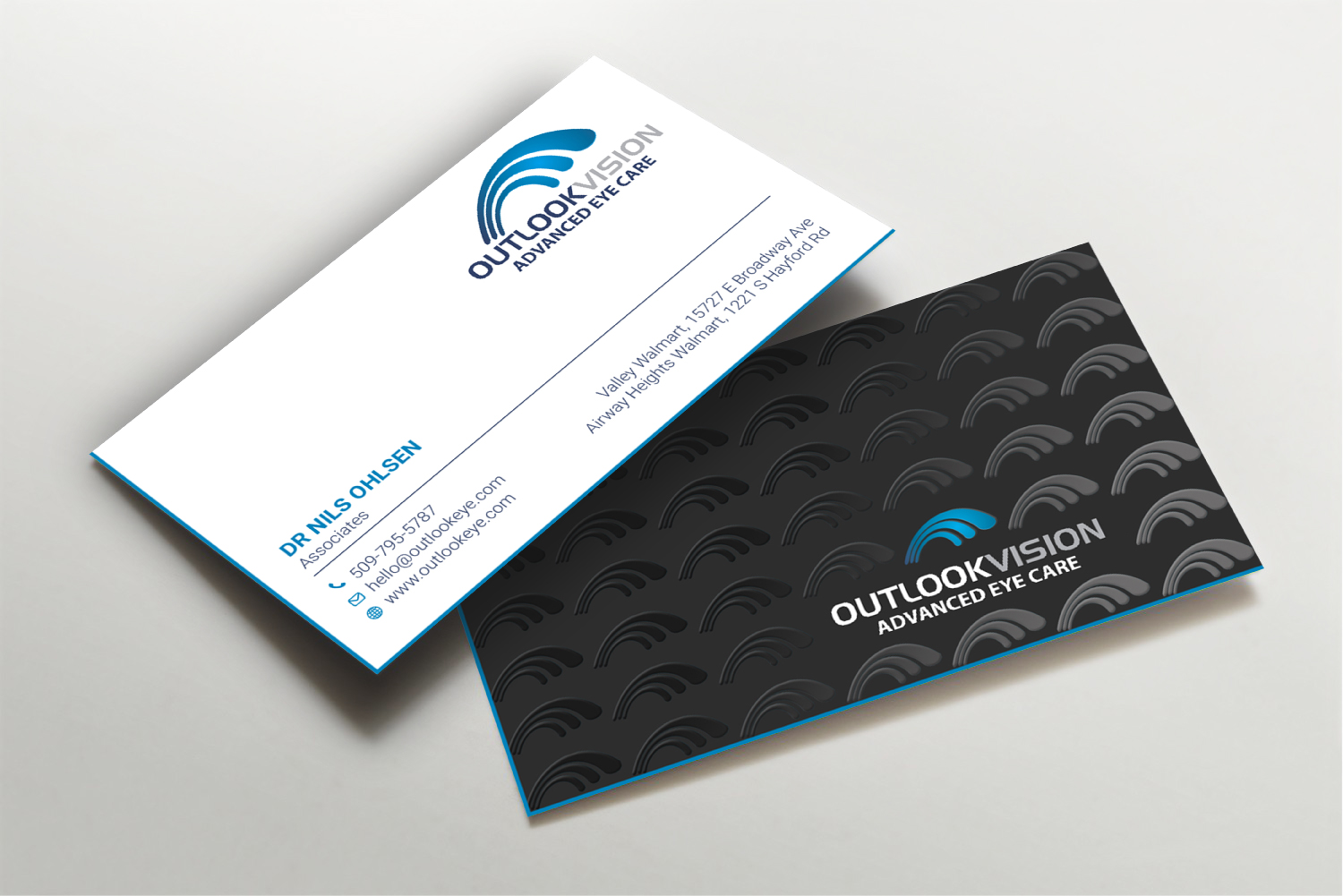Business Card Design by LAXMI DESIGNHUB for Outlook Vision | Design #25832880