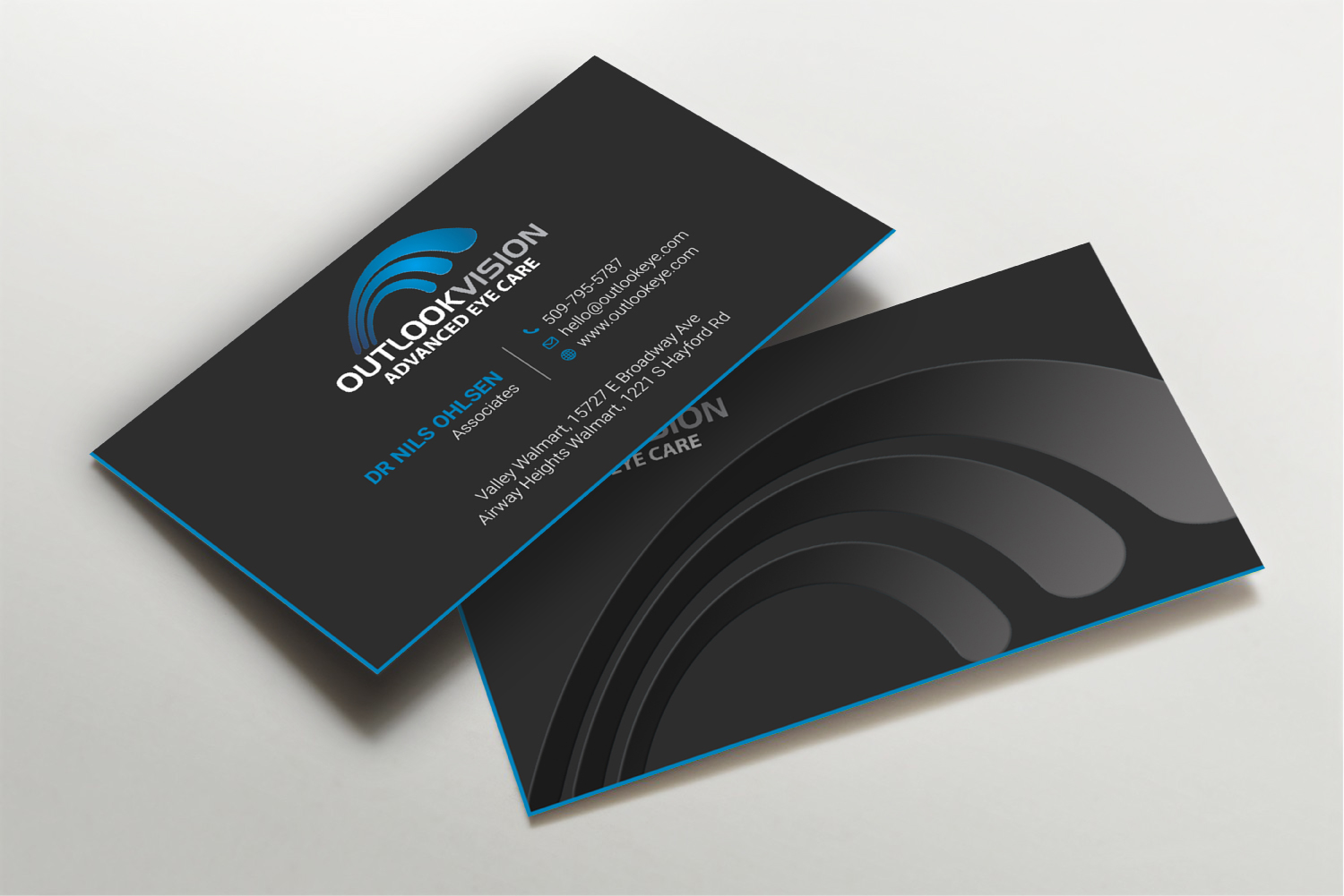 Business Card Design by LAXMI DESIGNHUB for Outlook Vision | Design #25832895