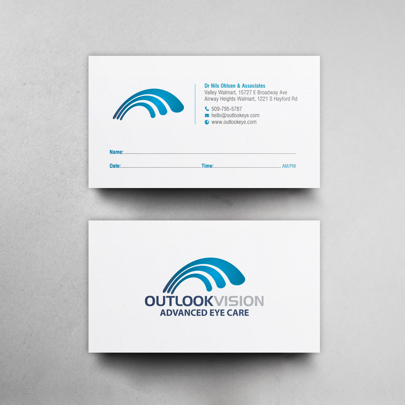 Business Card Design by chandrayaan.creative for Outlook Vision | Design #25833629